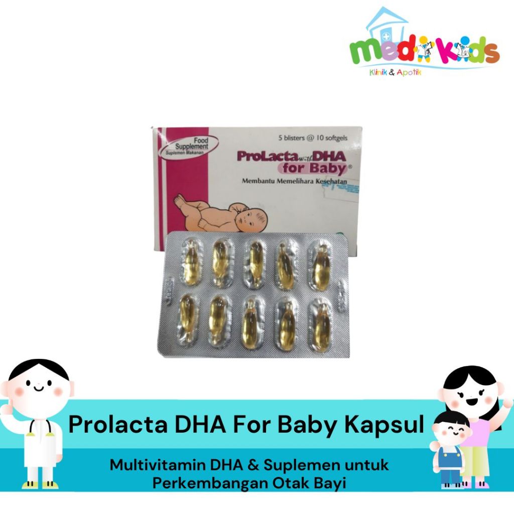 Prolacta DHA for baby Strip - Vitamin Bayi 10 Tablet