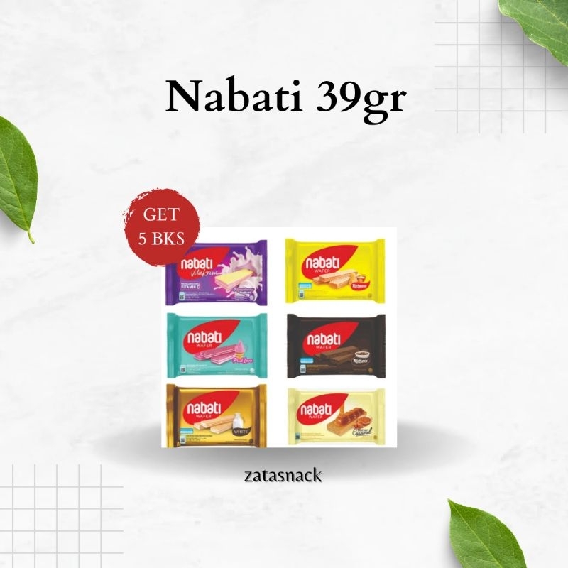 

Nabati wafer 39gr dapet 5bks