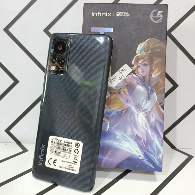 Infinix hot 11s Ram 4/64GB Hp Second Seken Bekas Fullset - Langsung Cek Deskripsi