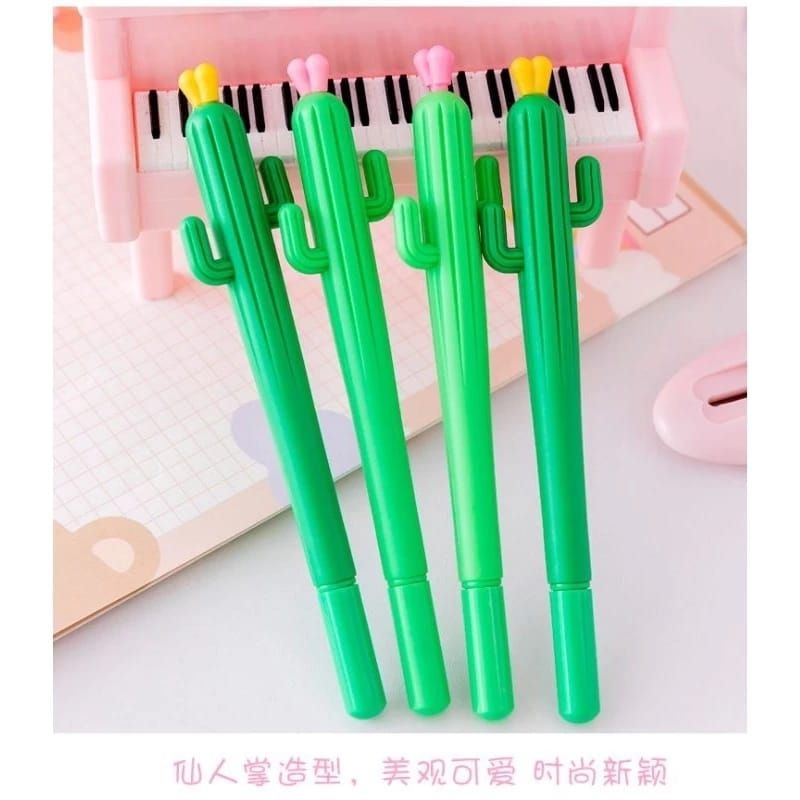 

pulpen gel unik dan lucu karakter kaktus