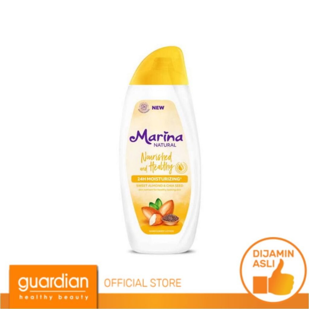 Marina Hand Body Lotion Natural Nourished Healthy 350Ml