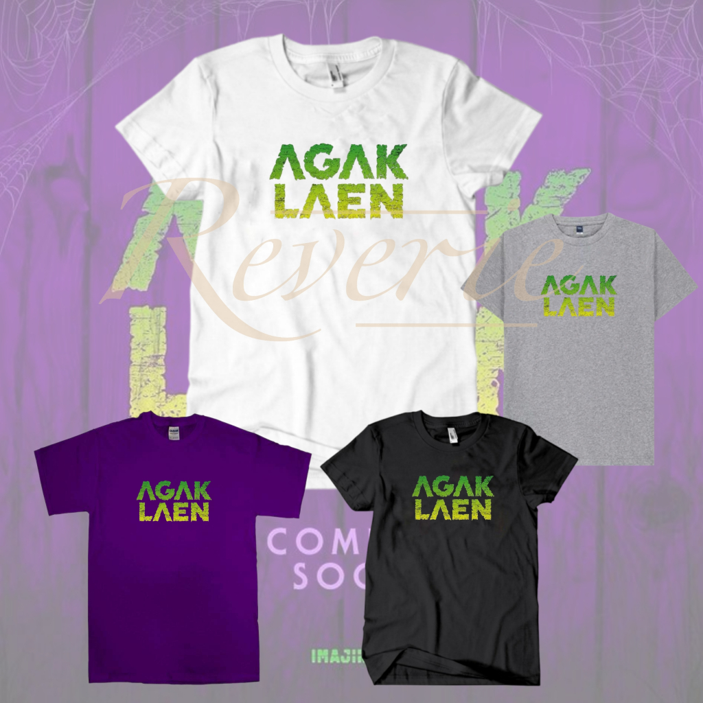 BAJU KAOS LOGO AGAK LAEN THE MOVIE TSHIRT FILM VIRAL PASUKAN BERMARGA JEGEL BENE BORIS OKI PODCASR
