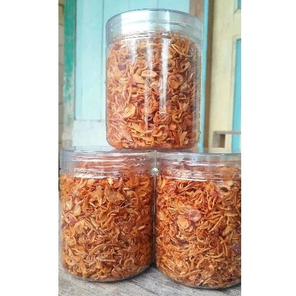 

bawang goreng asli premium tanpa campuran bundling 3 toples