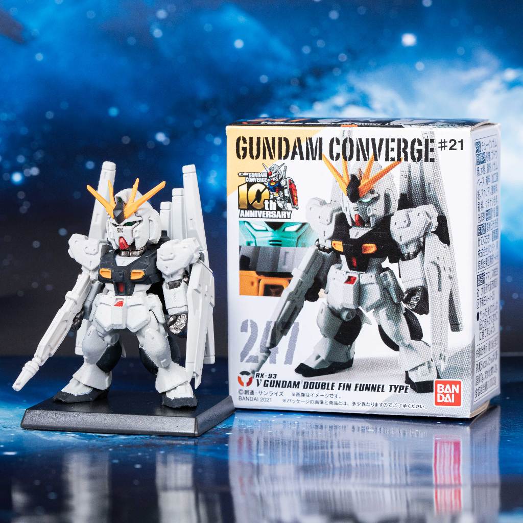 FW Gundam Converge #21 - 247 [RX-93 V GUNDAM DOUBLE FIN TYPE].