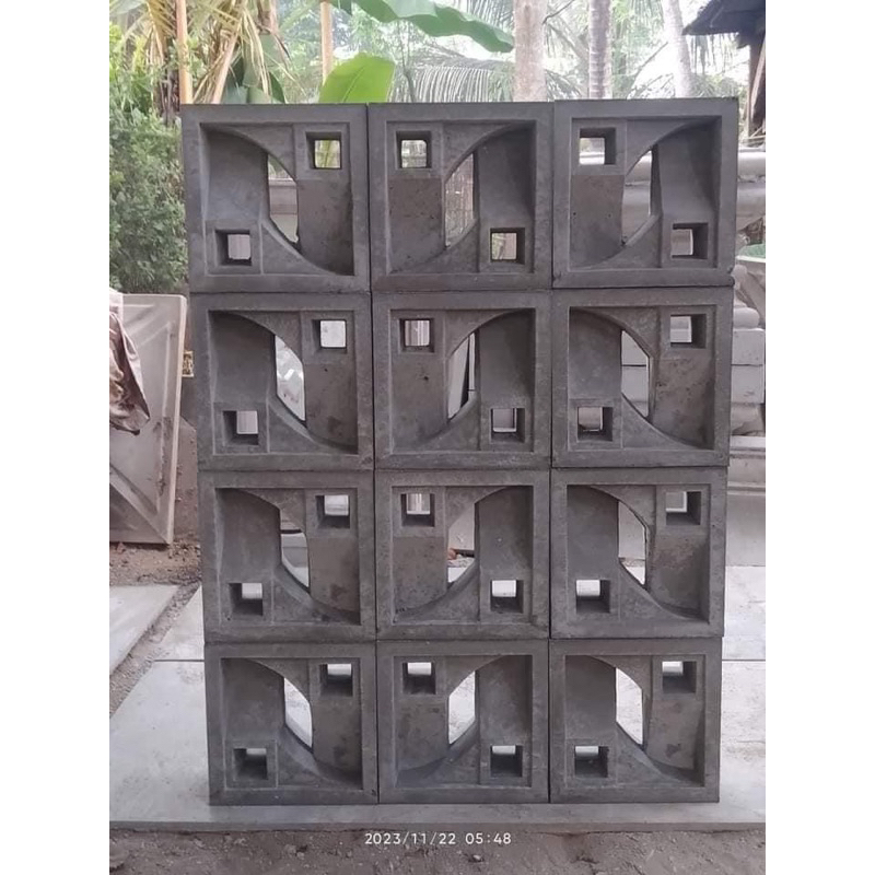 cetakan loster fiber 2 muka minimalis