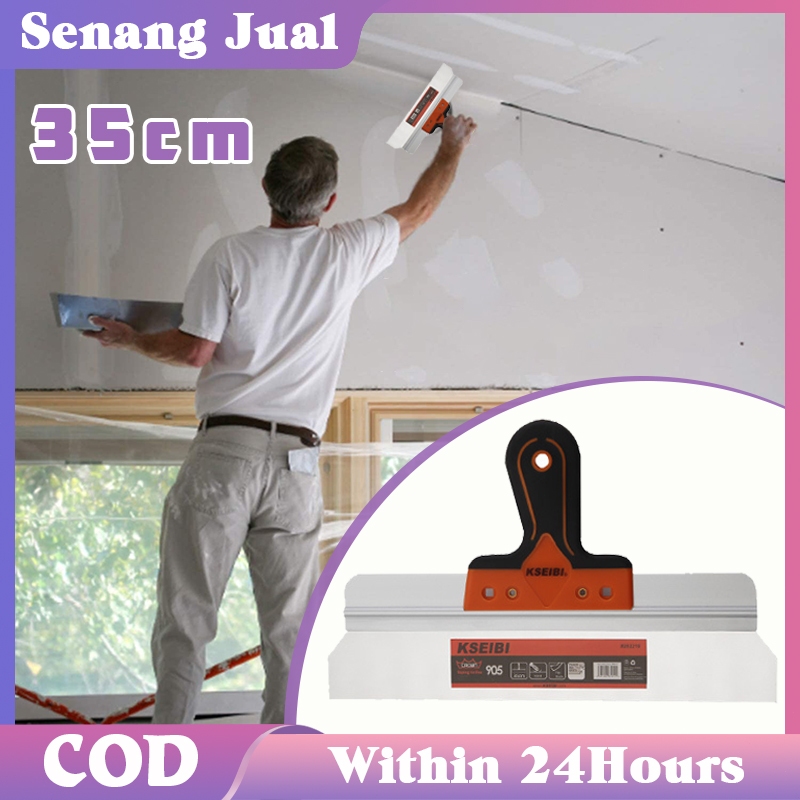 35CM Sekrap Stainless Alat Acian Tembok Scraper Cat Scraper Dempul