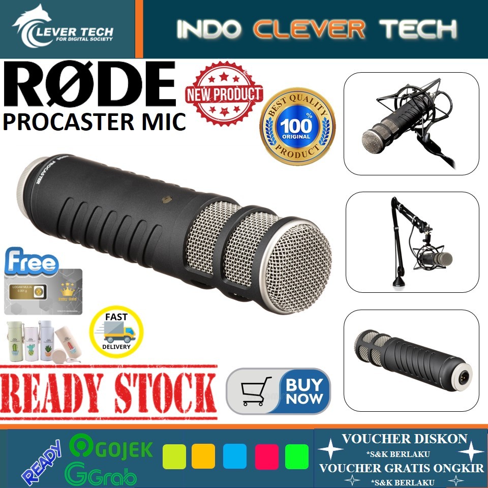 RODE Procaster Broadcast Quality Dynamic Microphone - ORIGINAL
