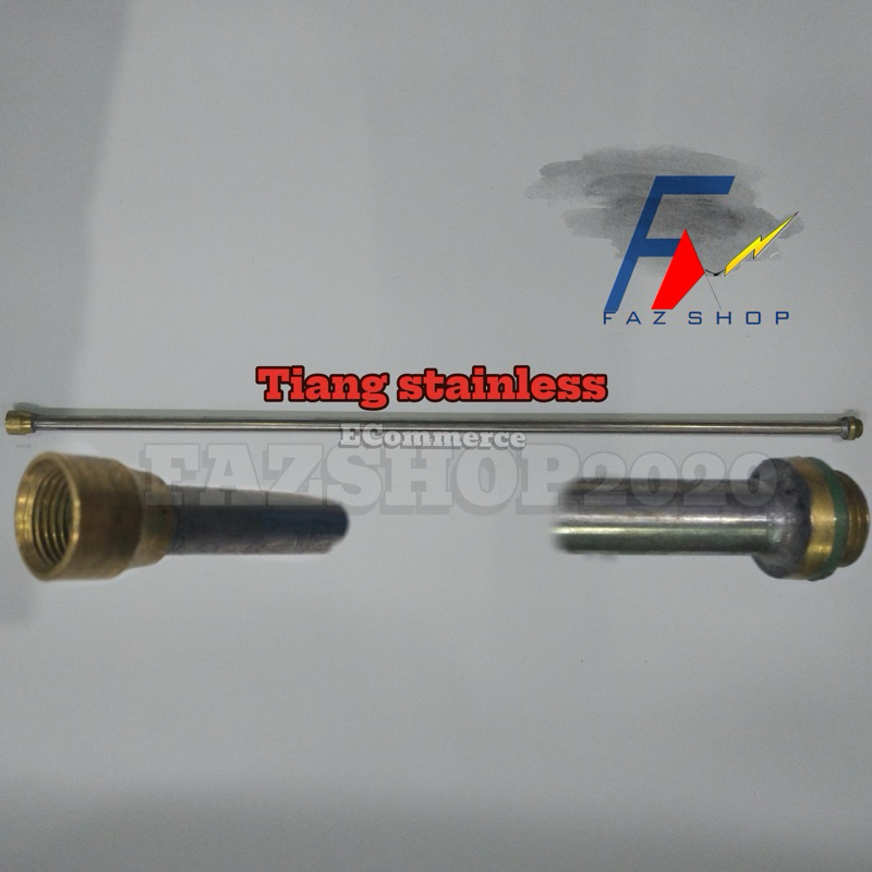 pipa stik sprayer tangki swan stainless steel