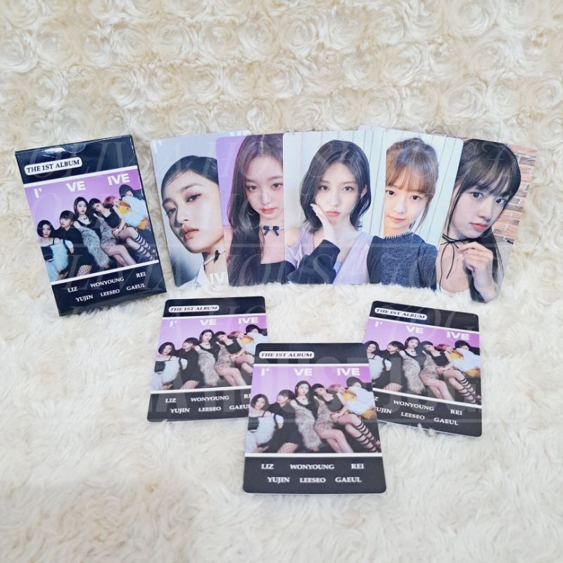 Photocard IVE I AM 55 pcs Hitam Lomo Card IVE I AM 55pcs