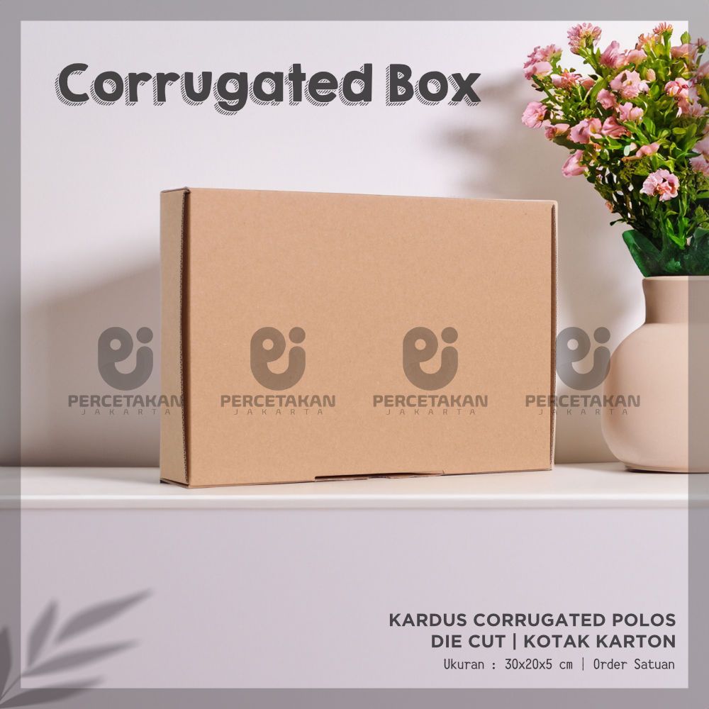 

Kardus Corrugated 30x20x5 CM | Die Cut | Kotak Karton | Box Packing Souvenir Pizza