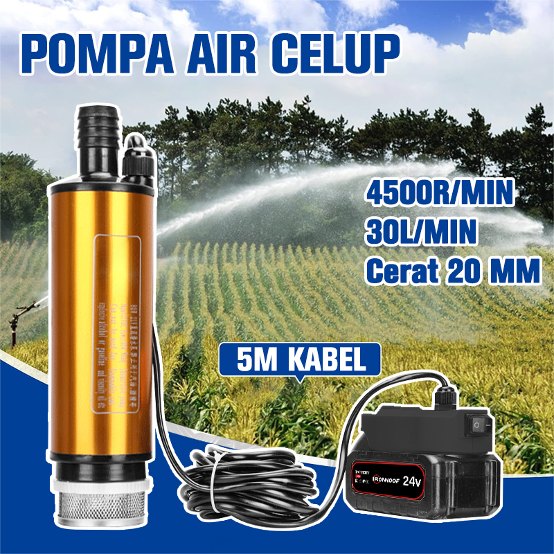 Rechargeable Pompa Air Celup Mini Kecilmp Mini Oli Bertenaga Listrik Air Submersible Portable Electr