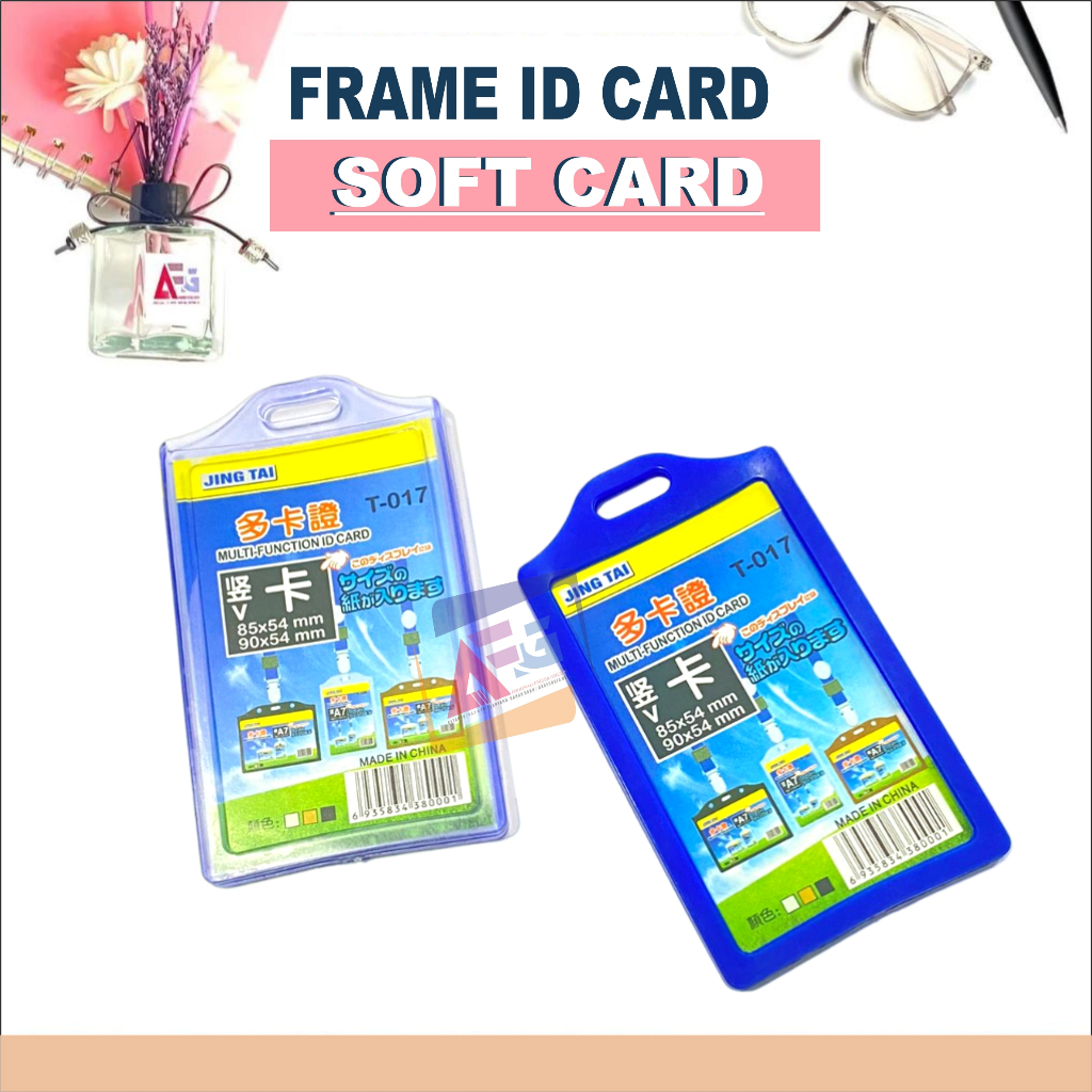 

Frame case id card bening elastis 1muka/Frame case id card bening elastis 2muka/casing bening elastis 1/2 kartu