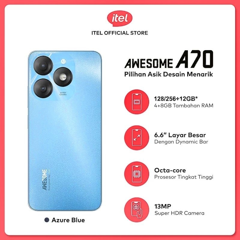 itel A70 4/125&4/256