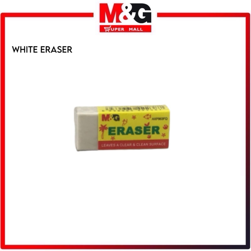 

M&G Eraser White / M&G Penghapus Putih Kecil Besar