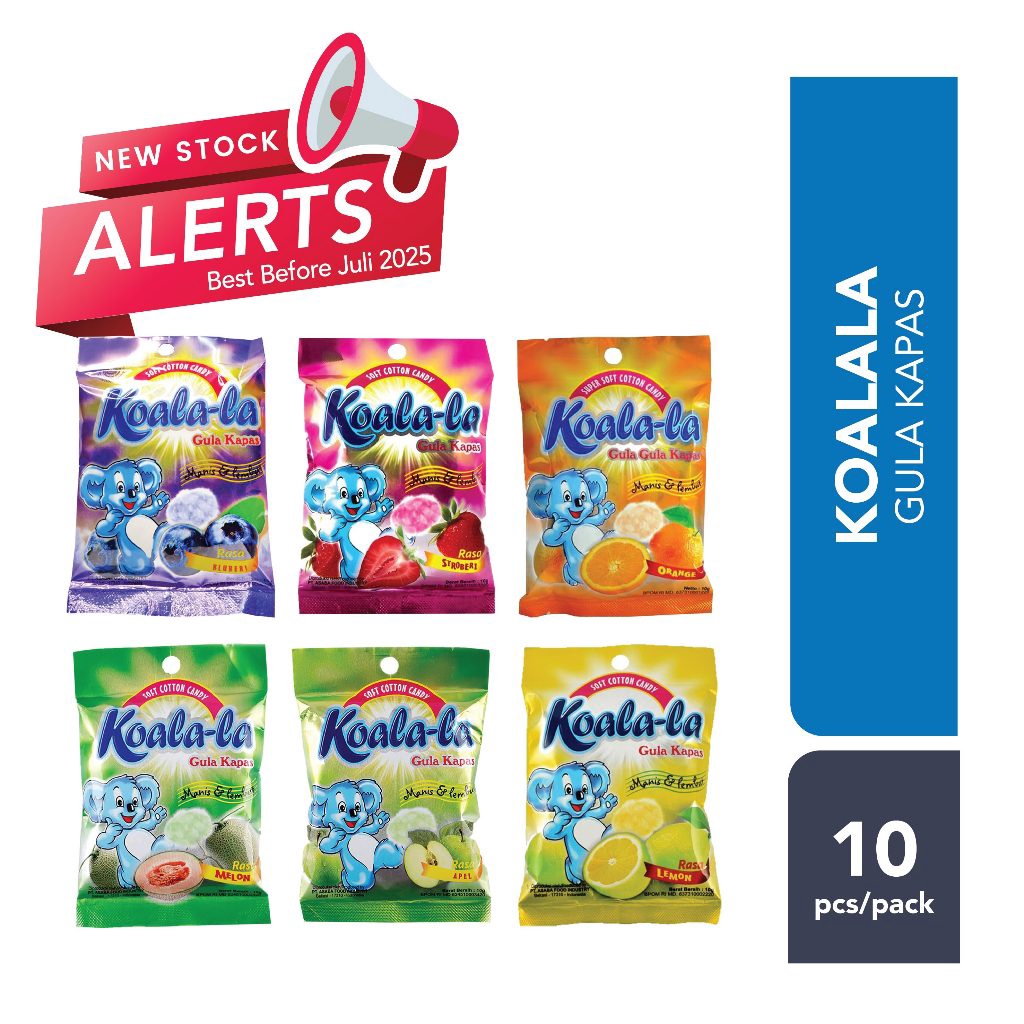 

COD Permen Kapas Koalala Koalala 1pack isi 1 pcs