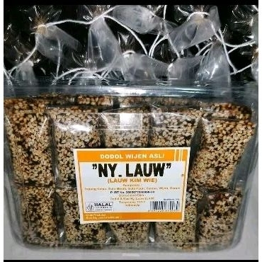 

Dodol Ny. Lauw Isi 20 Pcs / Dodol Lapis Asli Ny Lauw Kim Wie / Dodol Khas Tangerang Ny Lauw