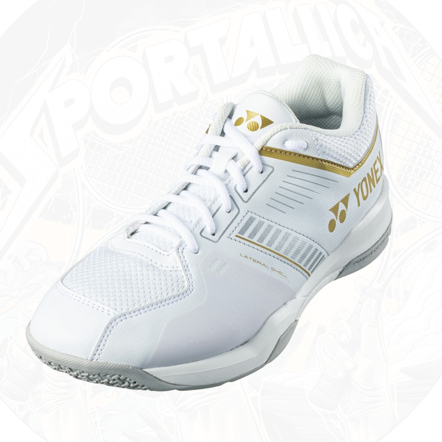 Sepatu Badminton Yonex Power Cushion Strider Flow WIDE SHBSFW1EX W/GO