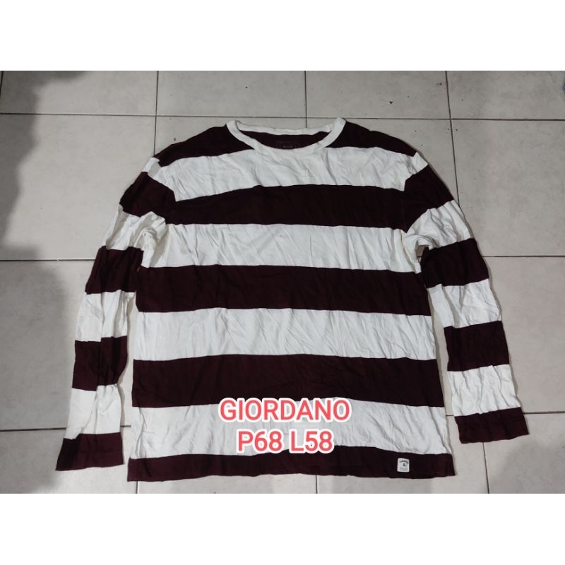 kaos Giordano liris lengan panjang