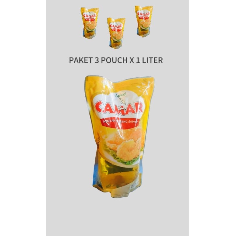 

Minyak Goreng CAMAR 1L X 3 POUCH