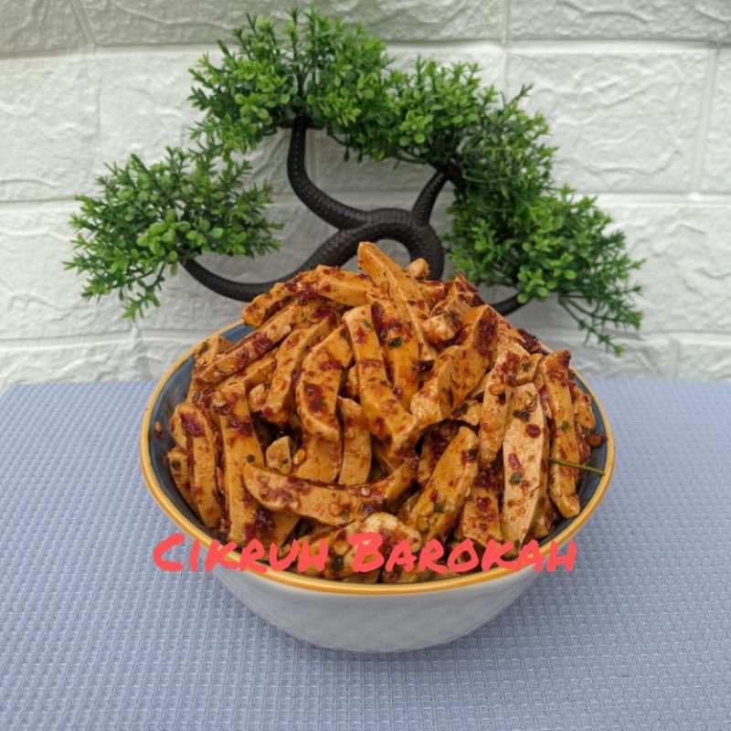 

CIKRUH BAROKAH 70gr Basreng Stik Kriuk Daun Jeruk Bumbu Melimpah