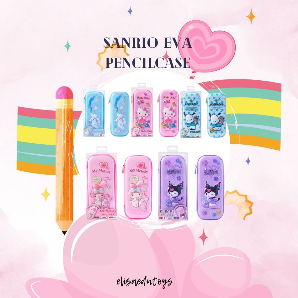 

sanrio kawaii eva pencil case tempat pensil