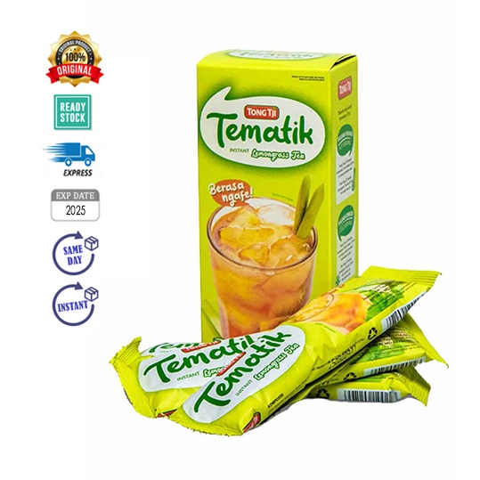 

Tong Tji Tematik LEMON Tea / LEMONGRASS Tea / GINGER Tea / Teh Lemon / Teh Sereh / Teh Jahe