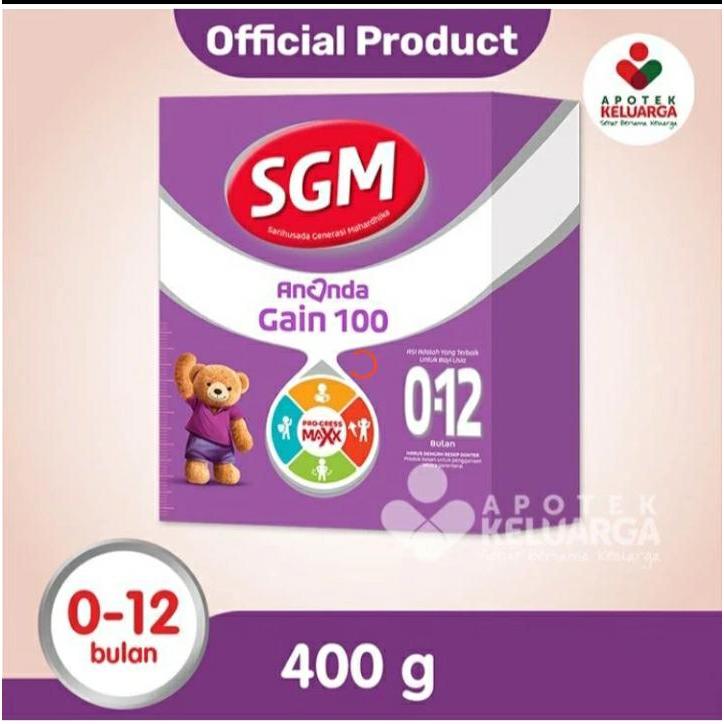 

SGM ANANDA GAIN 100 0-12 BULAN 400GR