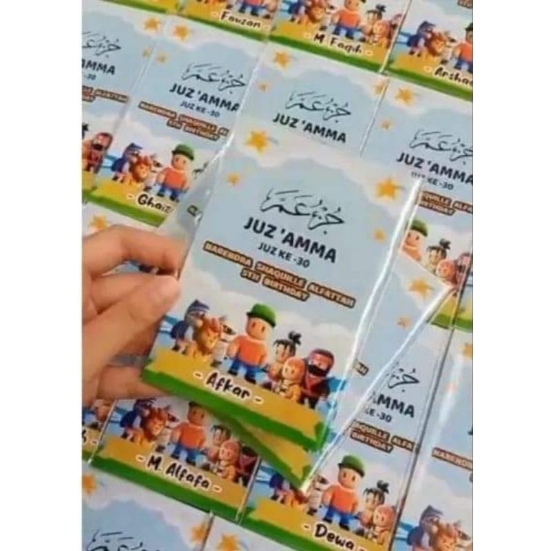 SOUVENIR JUZ AMMA CUSTOM DESAIN JUZ 30