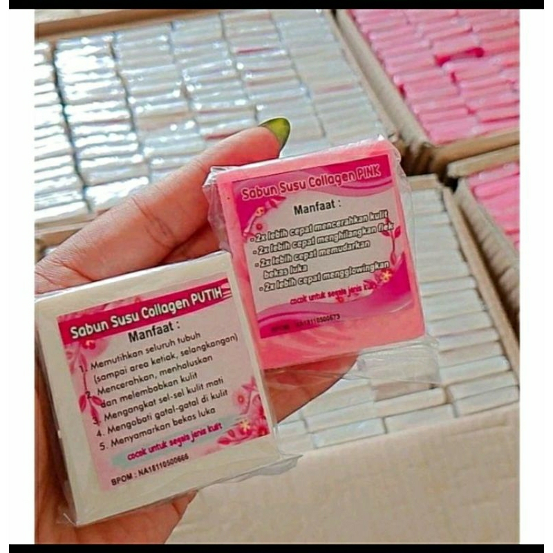 sabun susu collagen/sabun pemutih badan dan wajah( seluruh tubuh)