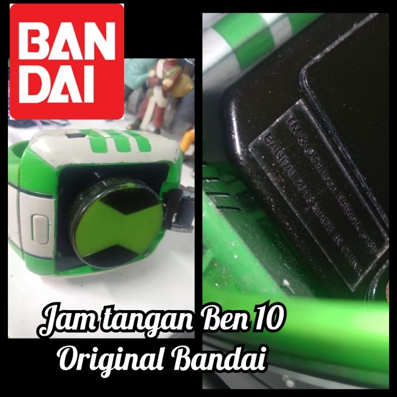 Jam tangan Ben 10 film jadul not tested original Bandai koleksi mainan anak cowok brand