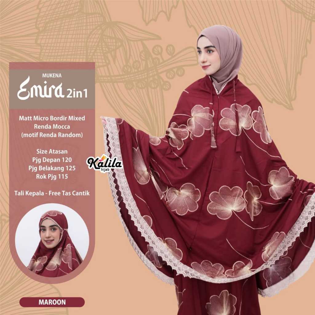 emira 2 in 1 mukena by kalila