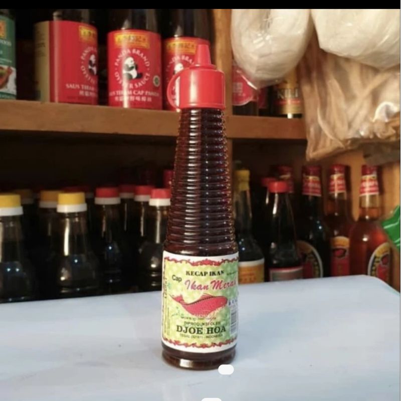 

Kecap Ikan Djoe Hoa cap ikan merah 140 ml Halal