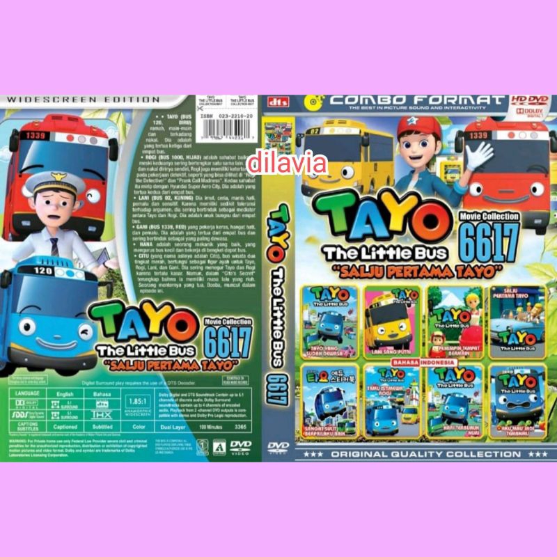 KASET KOLEKSI KARTUN ANAK TAYO "