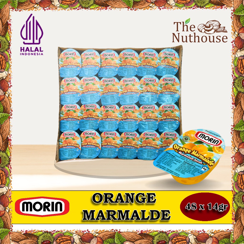 

MORIN Portion Pack Orange Marmalade Jam / Selai Jeruk [14gr x 48pcs]