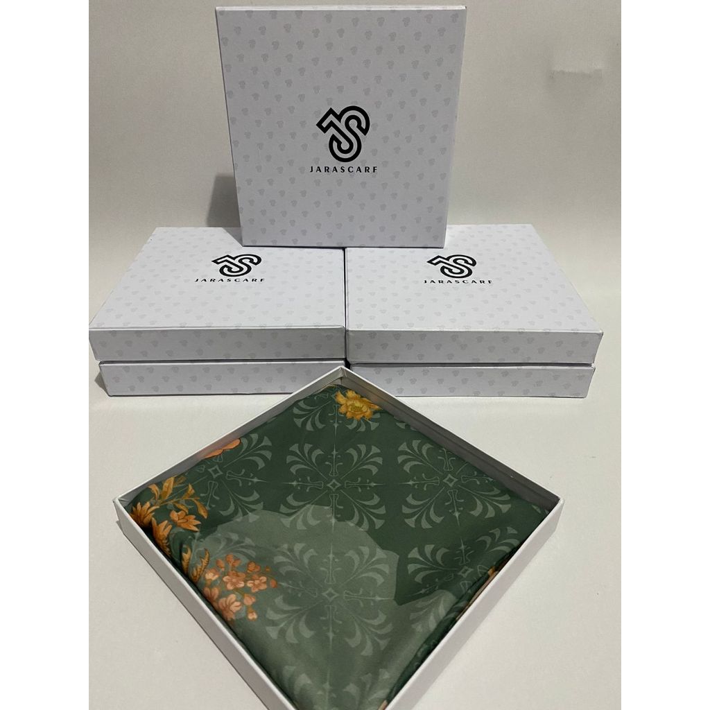 

Hardbox Kemasan Packaging Hijab Premium Jara Scarf
