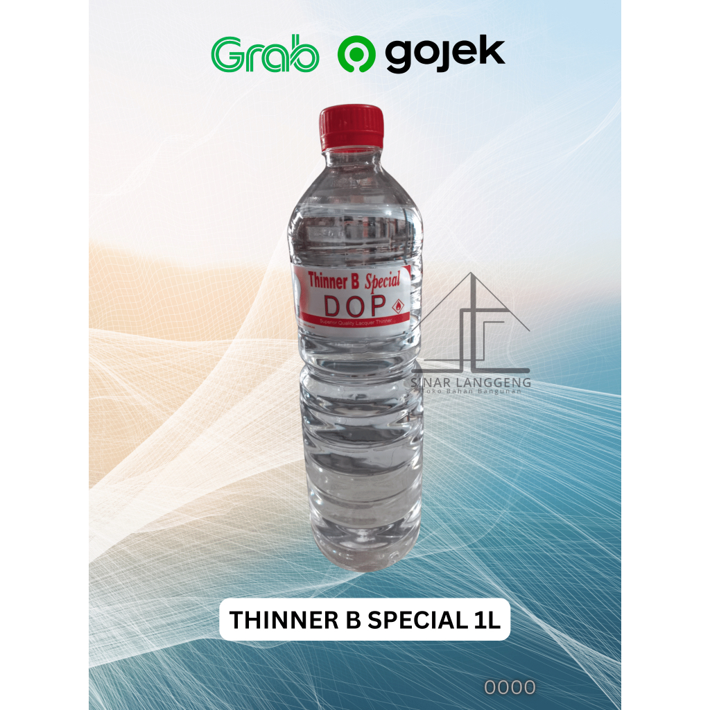 THINNER B SPECIAL BOTOL 1LITER / Thiner / Tiner / Pengencer Cat Besi