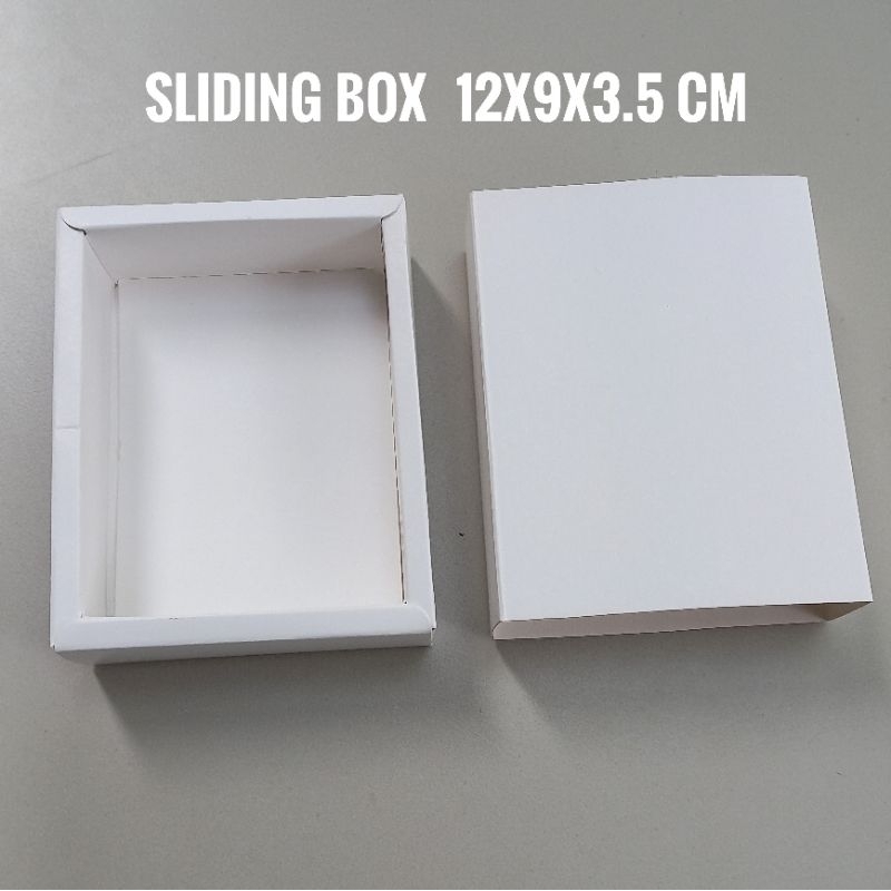 

SLIDING BOX UK. 12X9X3.5 ALAS DATAR (polos min order 20pcs)