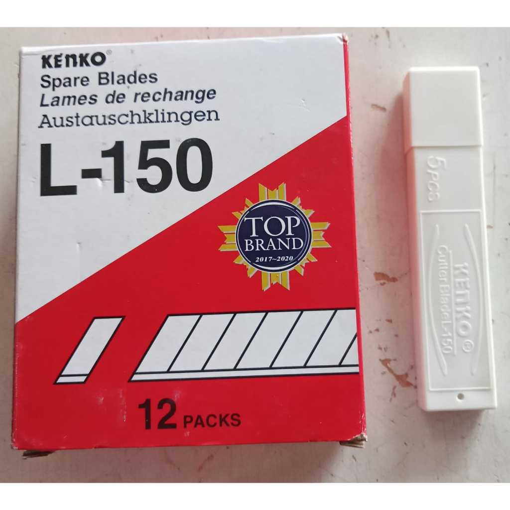 

Isi Cutter Kenko L-150 1 Tube (Isi 5 Mata Pisau), Isi cutter KENKO Besar