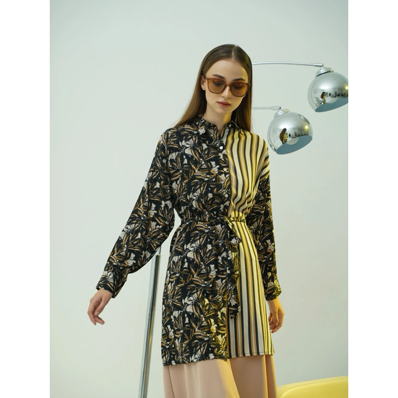 Priza Tunic Shirt Black Aleza Label