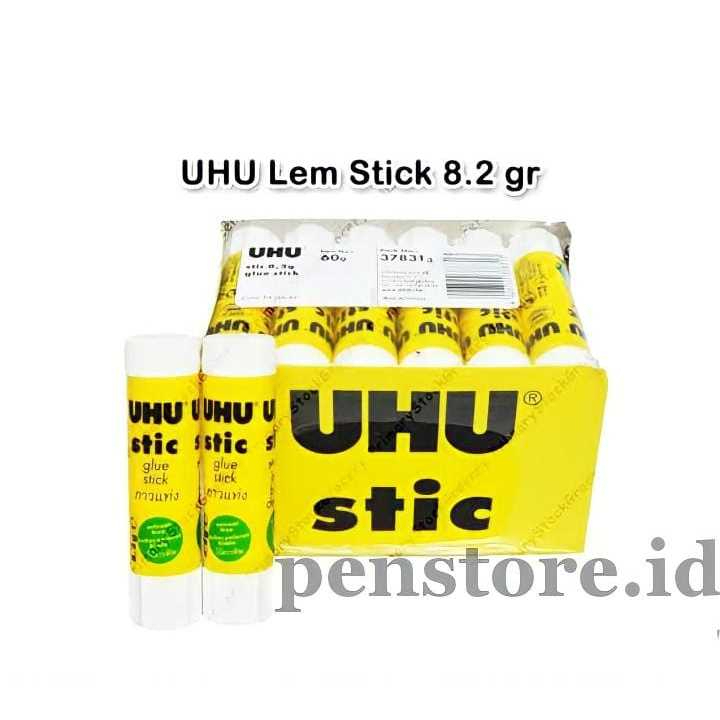 

(pcs) UHU Lem stick 8.2gr (kecil) / Glue stick putar / Lem kertas