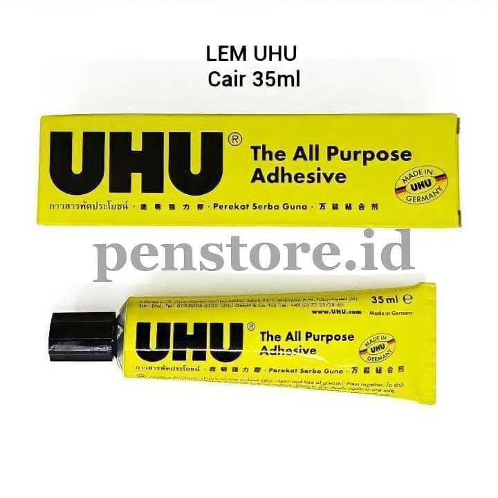 

UHU Lem cair 35ml / Lem pasta serbaguna / Lem kayu kain