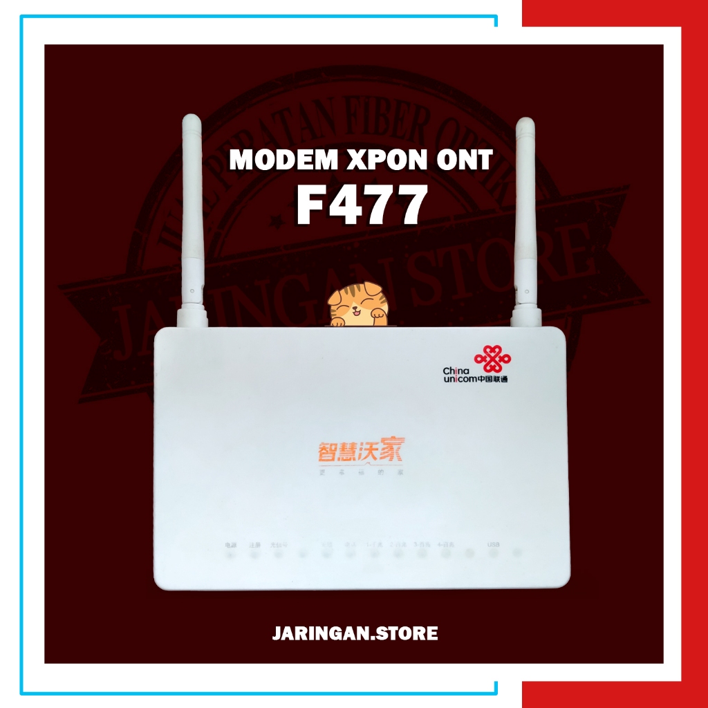 MODEM F477 SECOND BERKUALITAS/ONT EPON F477 SECOND