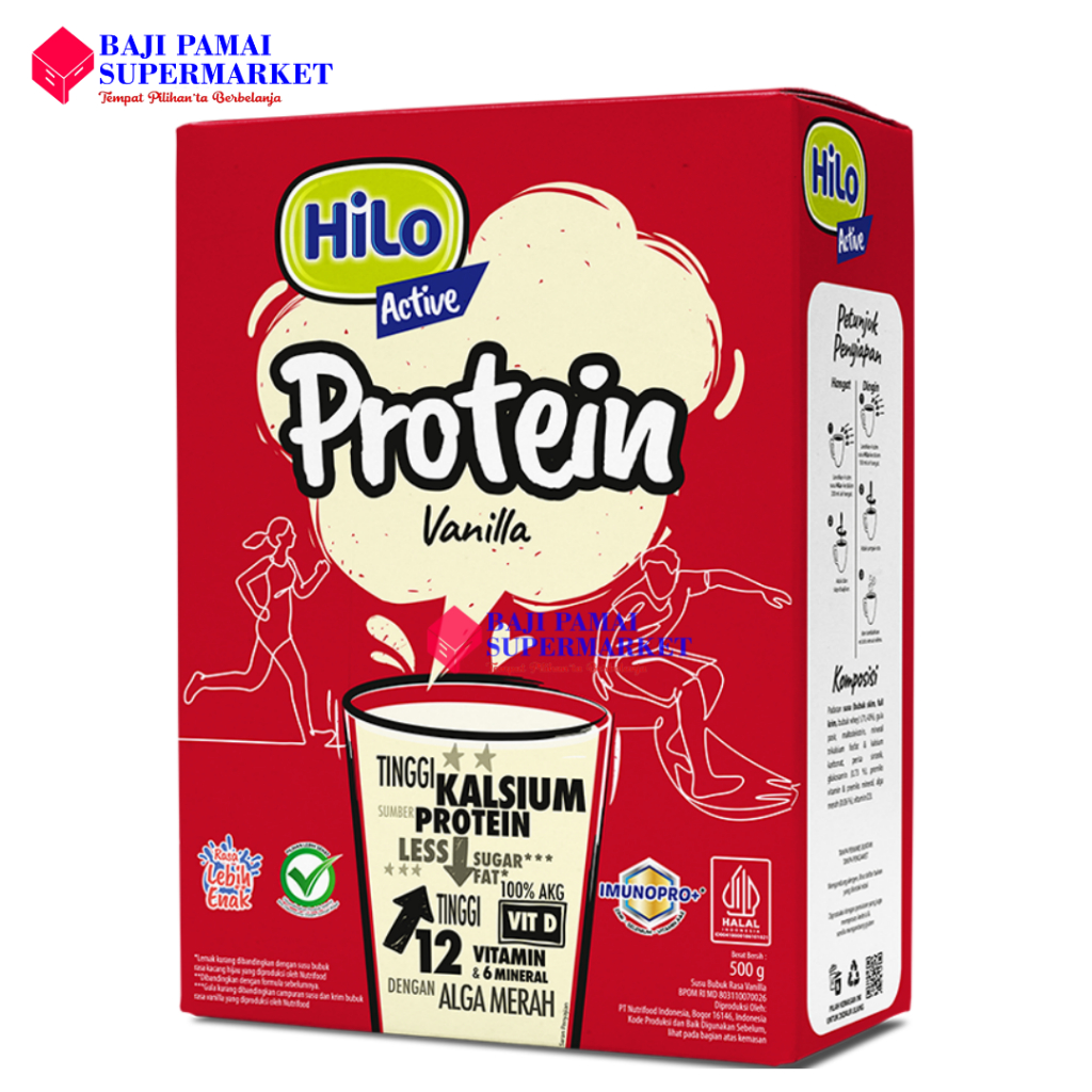 

HiLo Active Vanilla 500gr - Susu Tinggi Kalsium