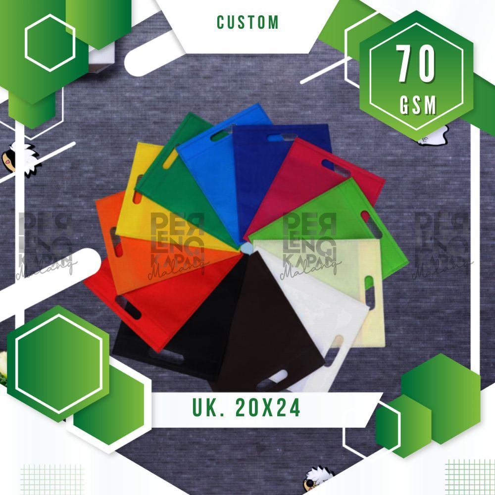 

Tas Spundbond Oval Ukuran 20x24 Goodybag Laken 70 GSM CUSTOM