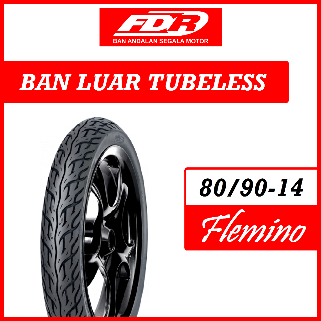 Ban Tubeless 80/90-14 Flemino FDR
