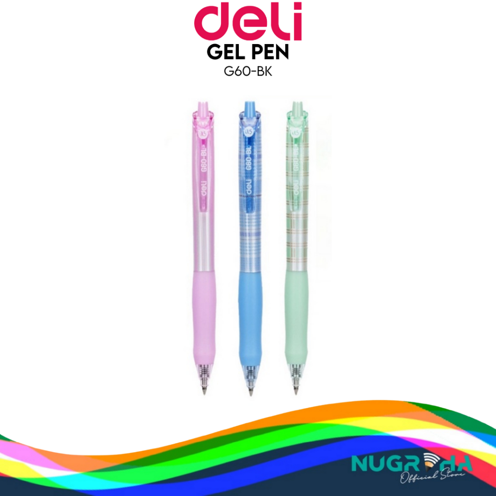 

Deli Retractable Ballpoint Pulpen Cetek Tip 0.5 mm G60