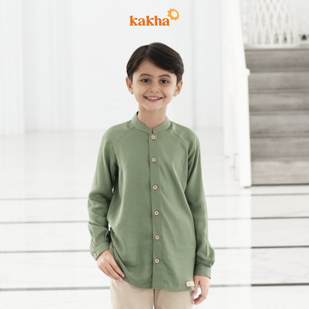 Kakha x Alyssa Soebandono - Sarimbit Keluarga Mahakam (B) / Baju couple keluarga / Sarimbit Keluarga / Baju muslim couple-Koko Anak Panjang