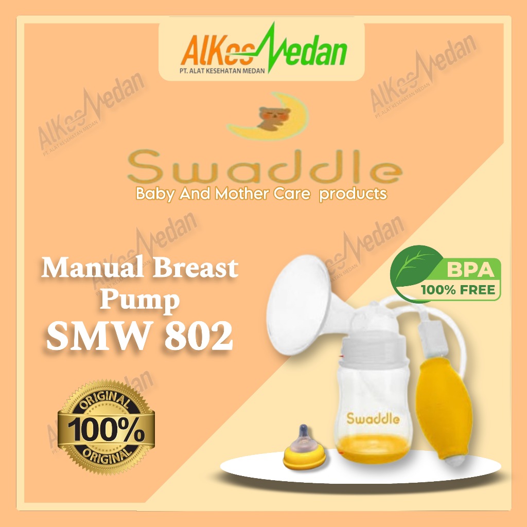 SWADDLE SIMPLE BREAST PUMP (SWM 802) POMPA ASI MANUAL SWADDLE  ALKES MEDAN