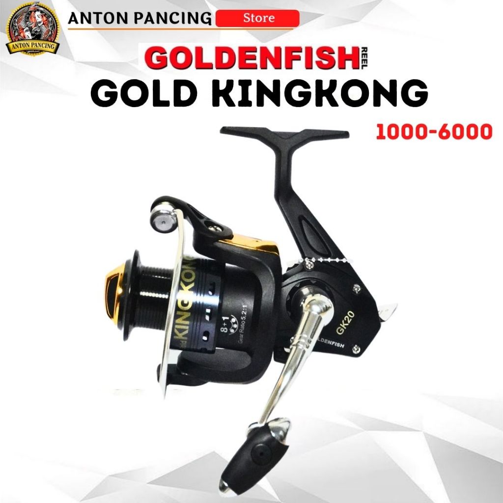 Reel Pancing Golden Fish Kingkong GK 20,30,40,50 (2000,3000,4000,5000) Spinning 9 Ball Bearing