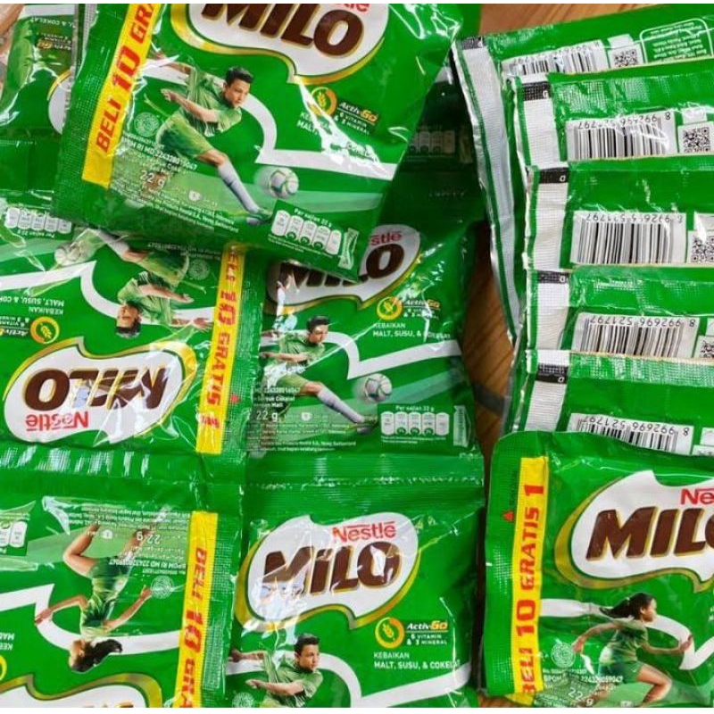 

milo sachet 10 × 22gram